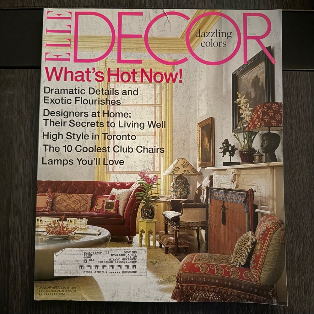 Elle Decor Magazine January / February 2006
